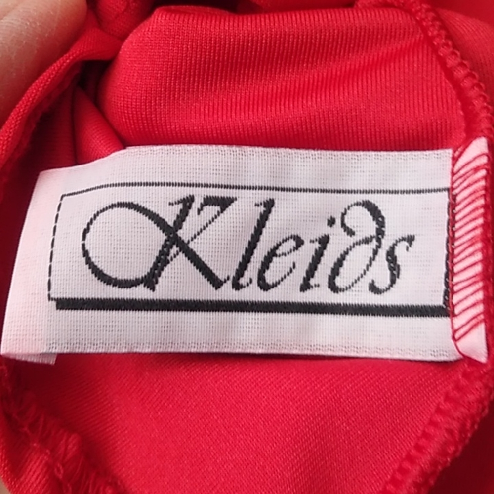 Kleids Rhinestone Tank Top, Red, L - Picture 4 of 6
